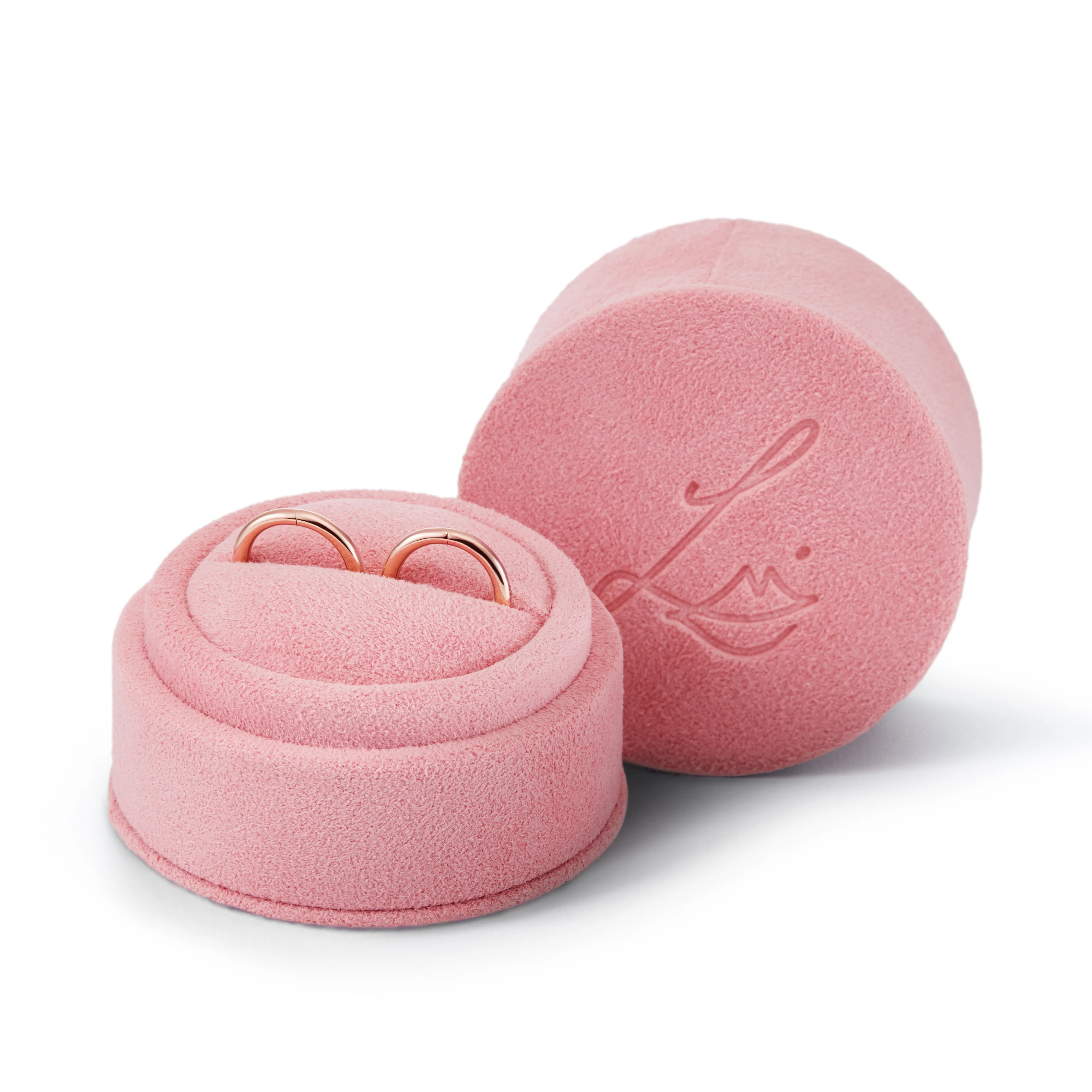 Small Hoops (Solid 18ct Rose Gold) - Image 3